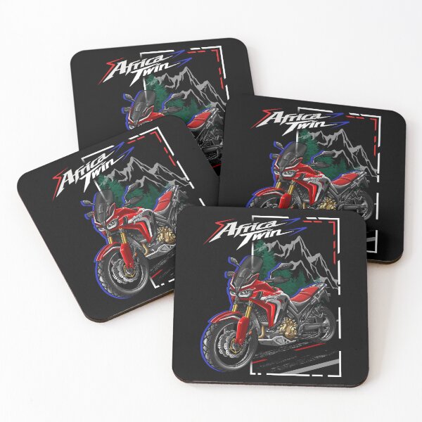 Item preview, Honda CRF1000L Africa Twin 2016-2019 (Red Black White Dakar Rally) for Motorcycle Riders designed and sold by MotoApparelHub.