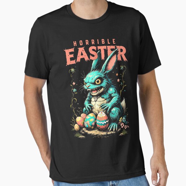Item preview, Happy Horrible Easter Bunny Monster Funny Egg Hunt Rabbit designed and sold by GrandeDuc.
