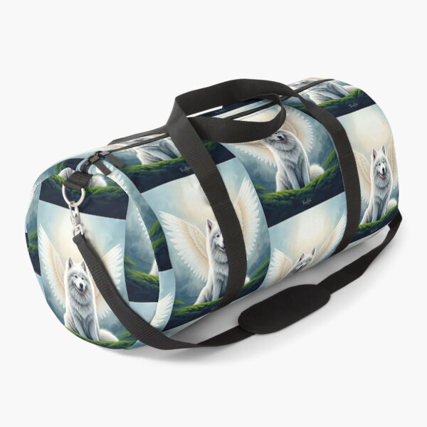 Item preview, Samoyed Dog With Wings - Rainbow Bridge designed and sold by TheresaNicole.