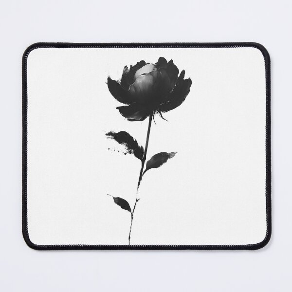 Item preview, Noir Bloom – Minimalist Floral Design designed and sold by Ramona-Gliga.