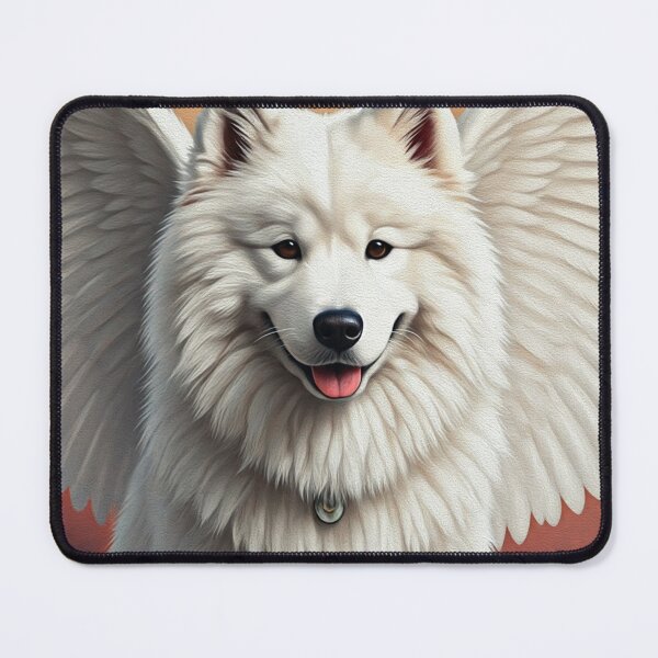 Item preview, Samoyed Dog With Wings - Rainbow Bridge designed and sold by TheresaNicole.
