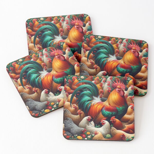Item preview, Rooster in the Chicken Coop designed and sold by M-Y-A-R-T-.