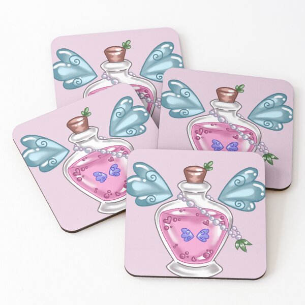 Item preview, Pink angel potion designed and sold by Fuchsiella.