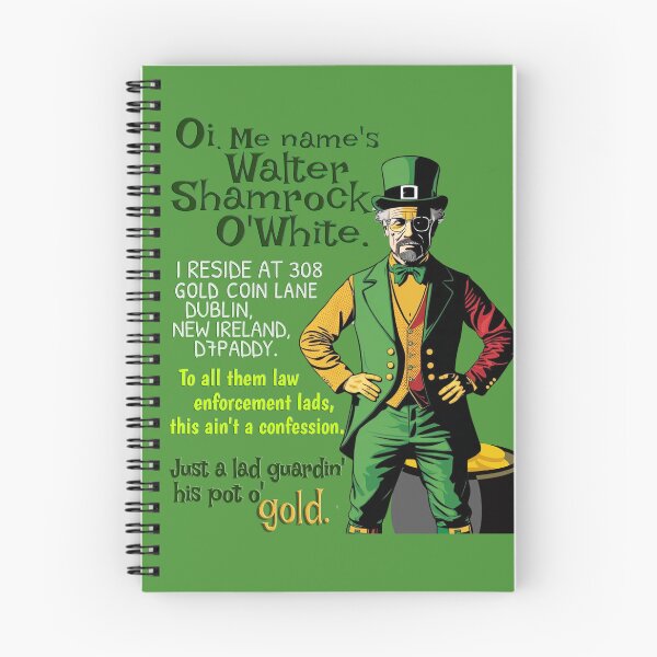 Item preview, Walter O'White | Just a Lad Guardin' His Gold | St. Patrick's Day designed and sold by Print-opia.