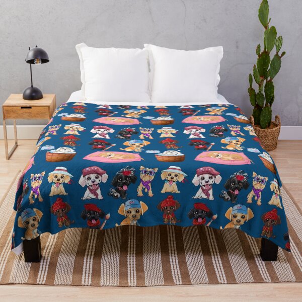 Item preview, Puppy Love Pattern: Cute & Cuddly Joy Art designed and sold by Zakrytos ★★★★★.
