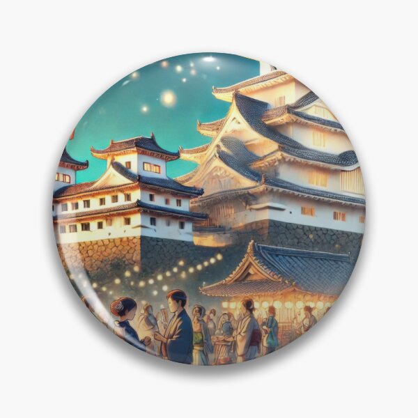 Item preview, Setsubun Night at Himeji Castle designed and sold by BobArtGallery.