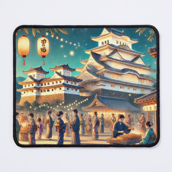 Item preview, Setsubun Night at Himeji Castle designed and sold by BobArtGallery.