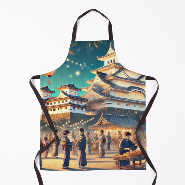 Item preview, Setsubun Night at Himeji Castle designed and sold by BobArtGallery.