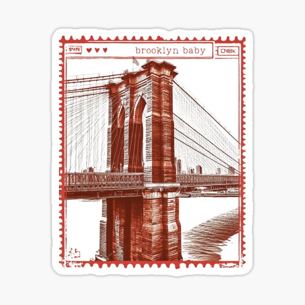 Item preview, Brooklyn Baby Stamp designed and sold by junkyardcollage.