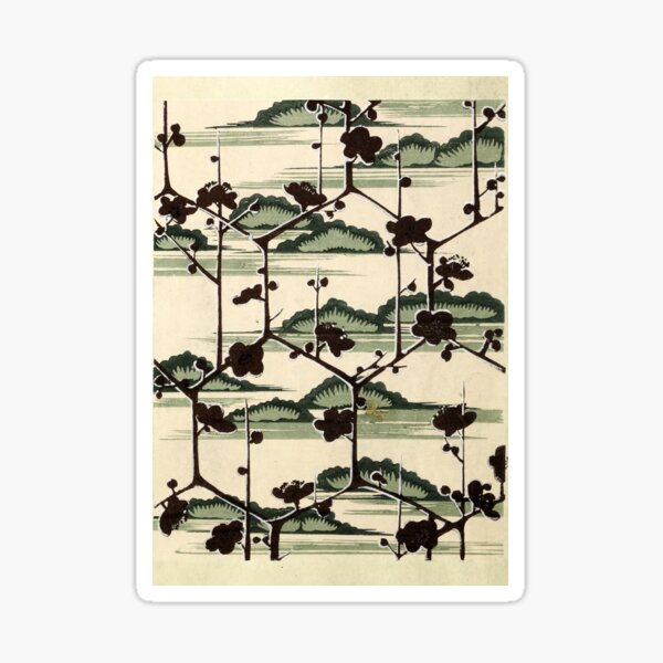 Vintage Design from Shin-Bijutsukai Monthly (1902) Sticker