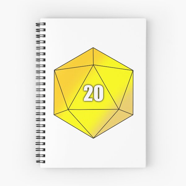 Item preview, D20 Yellow designed and sold by Whylimecreates.