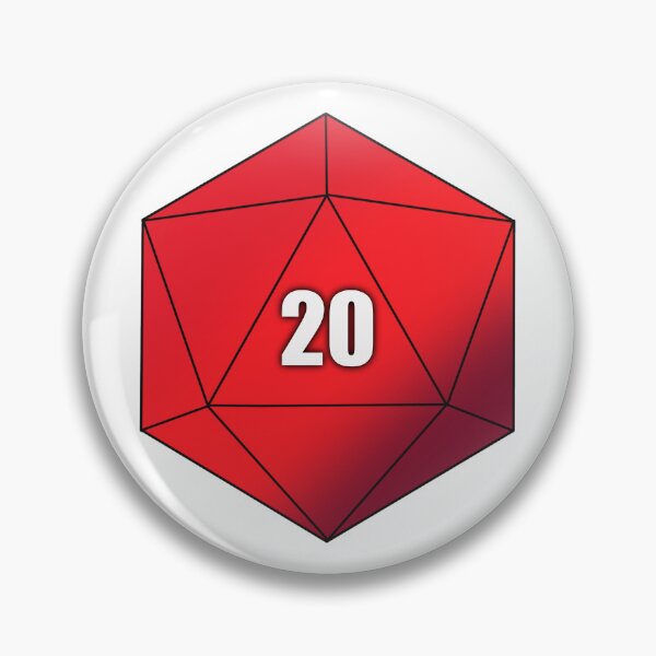 Item preview, D20 Red designed and sold by Whylimecreates.