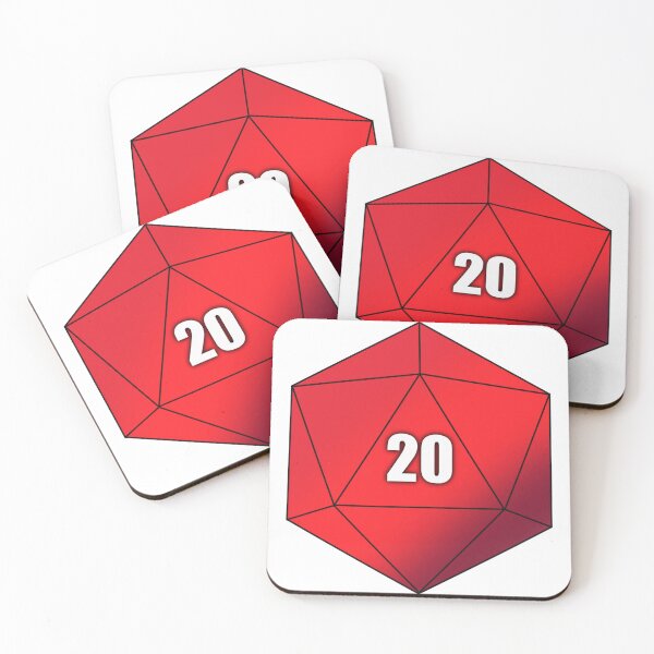 Item preview, D20 Red designed and sold by Whylimecreates.