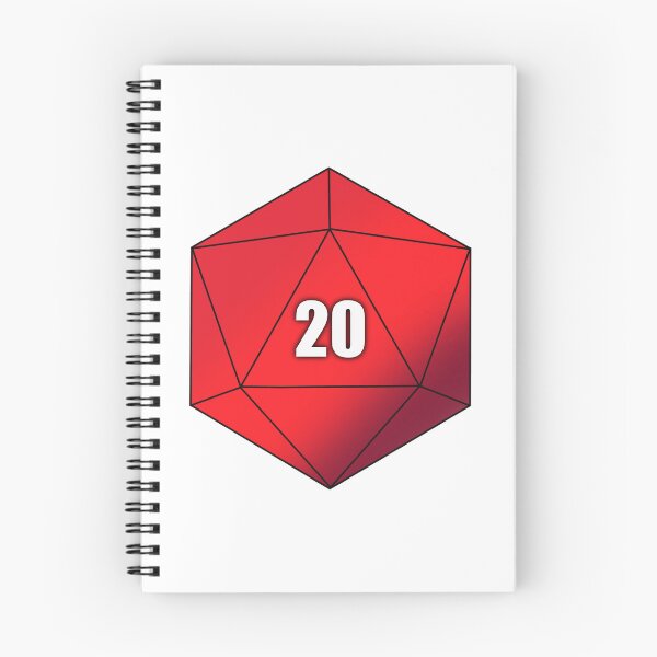 Item preview, D20 Red designed and sold by Whylimecreates.