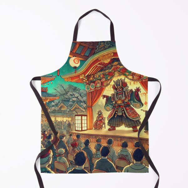 Item preview, Kabuki at Osaka Tenmangu Shrine designed and sold by BobArtGallery.