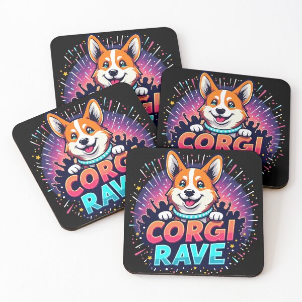 Item preview, Corgi Rave designed and sold by zoughlal.