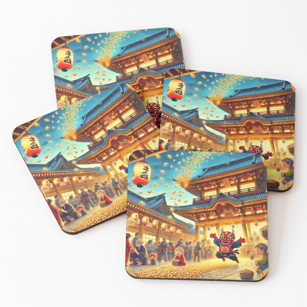 Item preview, Golden Bean Rain at Kawaradera Temple designed and sold by BobArtGallery.