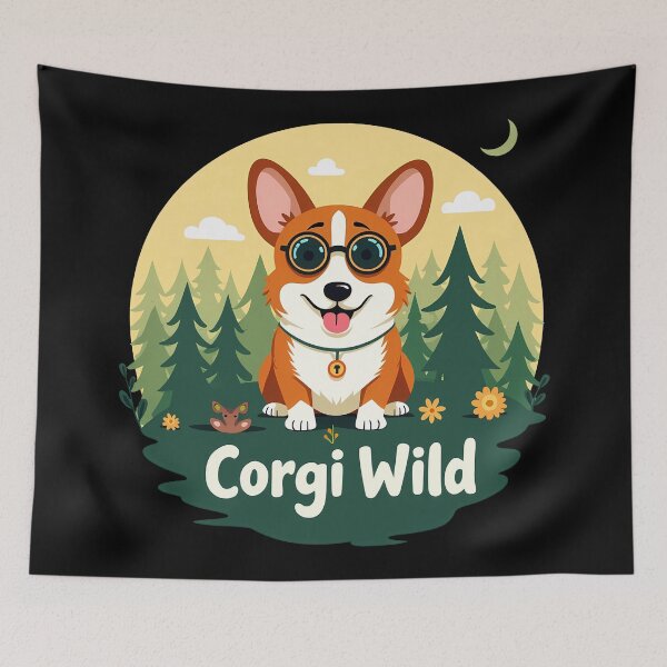 Item preview, Corgi Wild designed and sold by zoughlal.