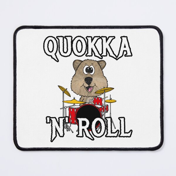 Item preview, Quokka 'N' Roll, Drummer Drum Kit Musician Australian designed and sold by doodlerob.