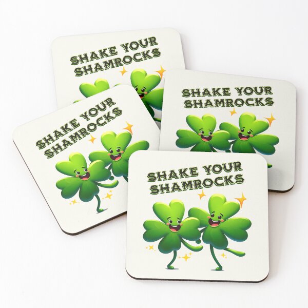 Item preview, Shake Your Shamrocks – Fun St. Patrick’s Day Clover Dance Design designed and sold by Dantin.