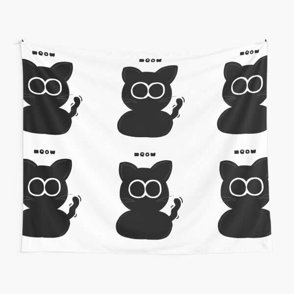 Artikel-Vorschau von Miau - süße schwarze Katzenillustration, designt und verkauft von Akcikas.