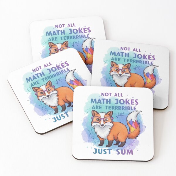 Item preview, Not all math jokes are terrible, just SUM. Cute fox designed and sold by Sowianowa.
