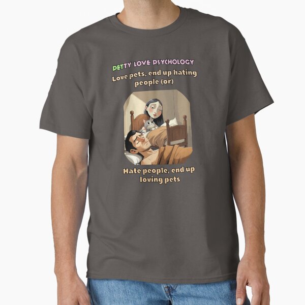 Item preview, Funny as well as serious psychology behind loving pets designed and sold by LikedinnArt.