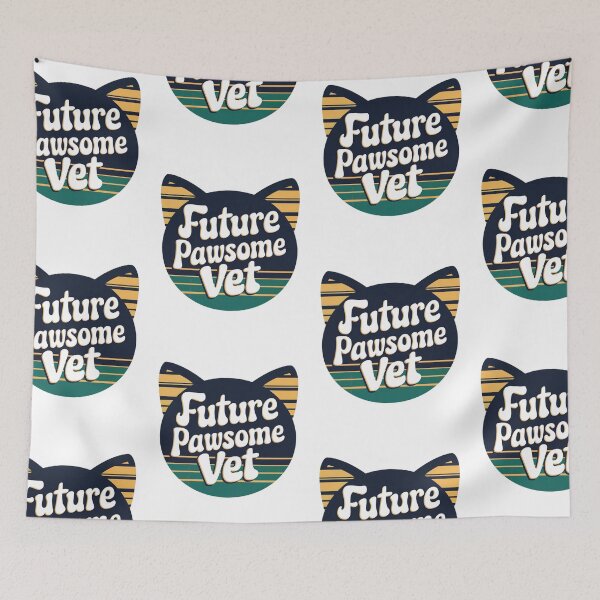 Item preview, Future Pawsome Vet/Future Veterinarian designed and sold by MadCatPrints.
