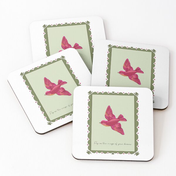 Item preview, Fly on the Wings of Your Dreams: Inspirational Bird Illustration designed and sold by Pandositive.