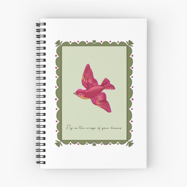 Item preview, Fly on the Wings of Your Dreams: Inspirational Bird Illustration designed and sold by Pandositive.