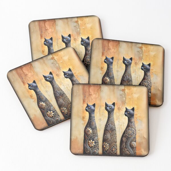 Item preview, Porcelain Cats designed and sold by JacquiTaylorArt.