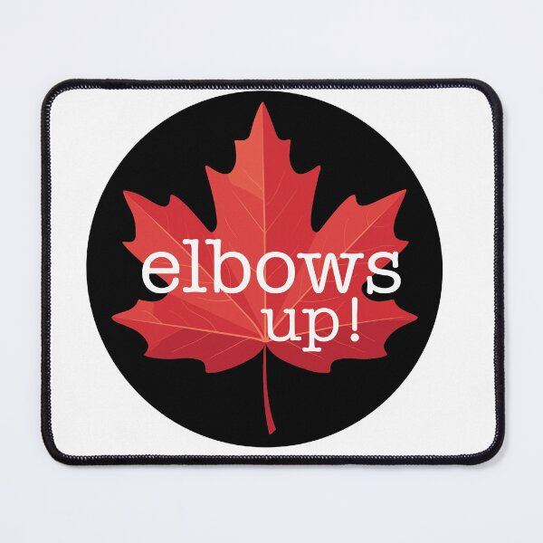 Item preview, Elbows Up- Circle Sticker designed and sold by ElsBellsDesign.