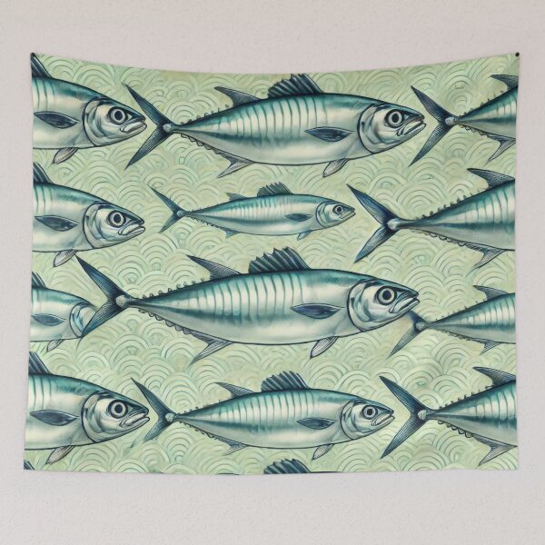 Item preview, Sardine Serenity Pattern designed and sold by BobArtGallery.