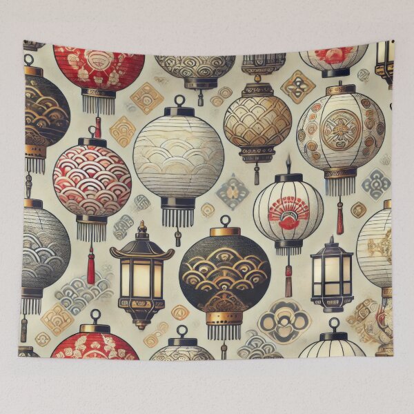 Item preview, Japanese Lantern Elegance designed and sold by BobArtGallery.