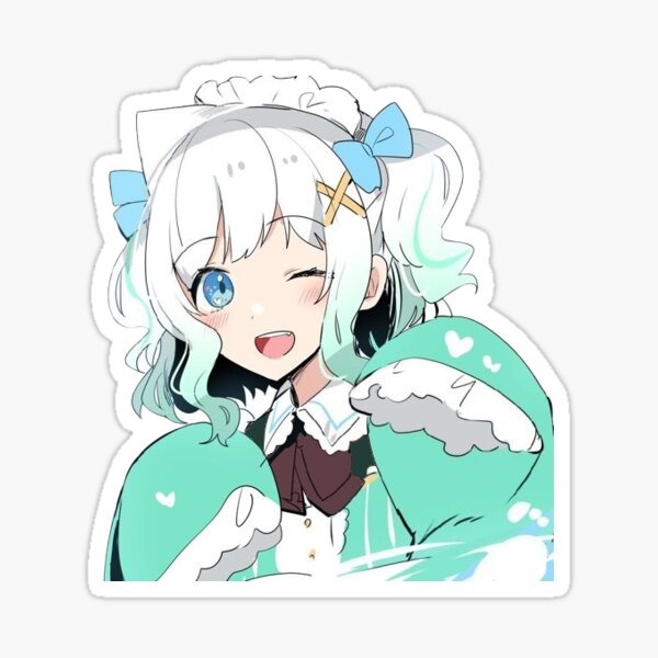 Item preview, maid mint and dokibird | maid mint hololive | chibi maid mint | maid mint designed and sold by DanielaDuartey.