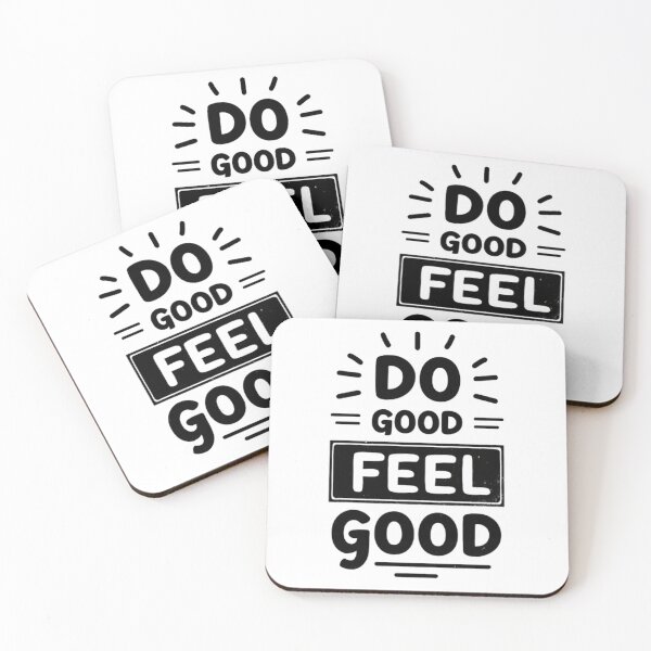 Item preview,  Do Good Feel Good, Motivational Quote, Positive Typography designed and sold by DARK_NOVA.