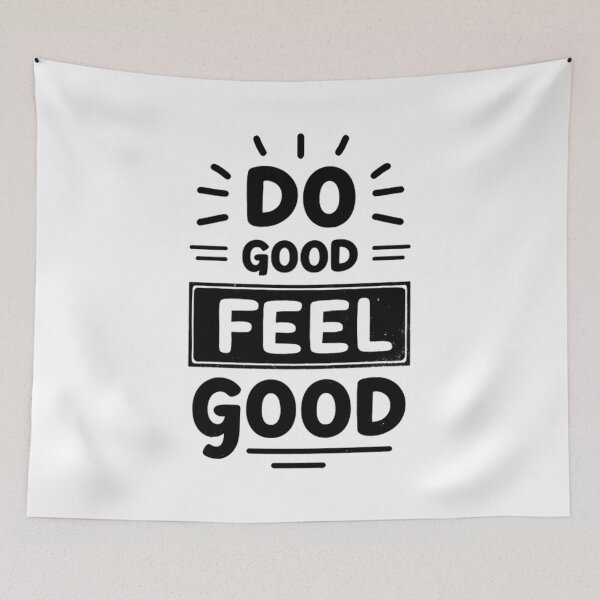 Item preview,  Do Good Feel Good, Motivational Quote, Positive Typography designed and sold by DARK_NOVA.