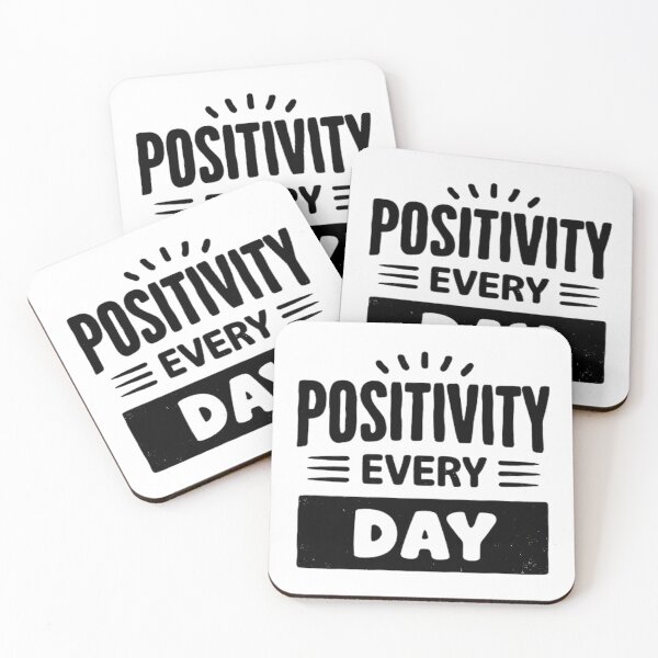 Item preview,  Positivity Every Day, Motivational Quote, Inspirational Typography designed and sold by DARK_NOVA.