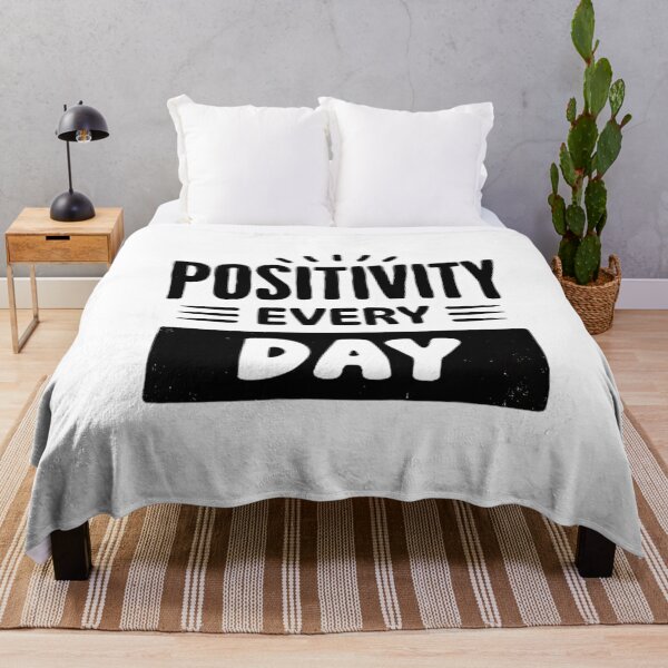 Item preview, Positivity Every Day, Motivational Quote, Inspirational Typography designed and sold by DARK_NOVA.