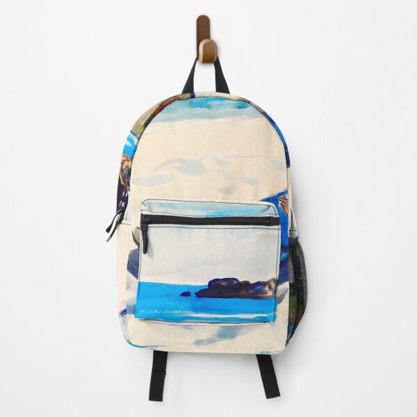 Item preview, Jo Sketching At Good Harbour Beach By Edward Hopper Classic designed and sold by irynaartbyim.
