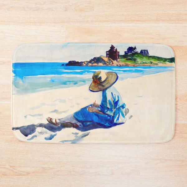 Item preview, Jo Sketching At Good Harbour Beach By Edward Hopper Classic designed and sold by irynaartbyim.