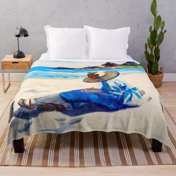 Item preview, Jo Sketching At Good Harbour Beach By Edward Hopper Classic designed and sold by irynaartbyim.
