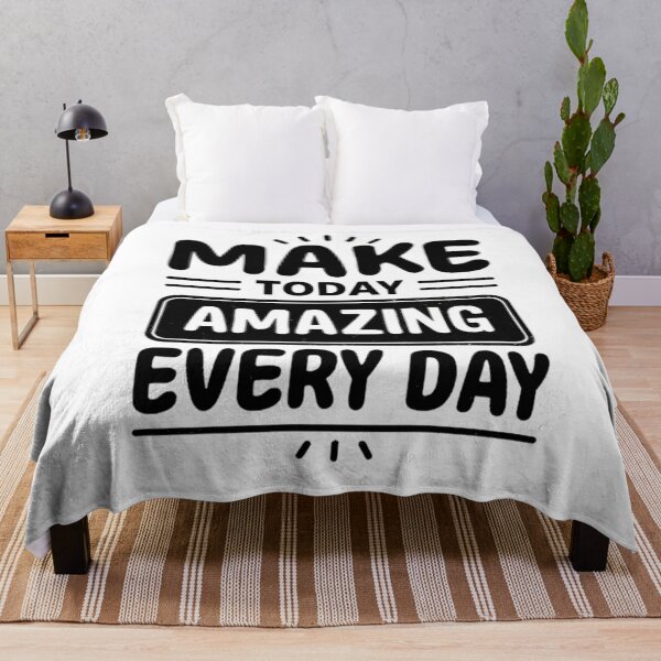Item preview, Make Today Amazing Every Day, Motivational Quote, Inspirational Typography designed and sold by DARK_NOVA.
