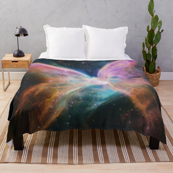Item preview, Elegant Butterfly Nebula - Vibrant Pink to Green Cosmic designed and sold by BlissxPals.