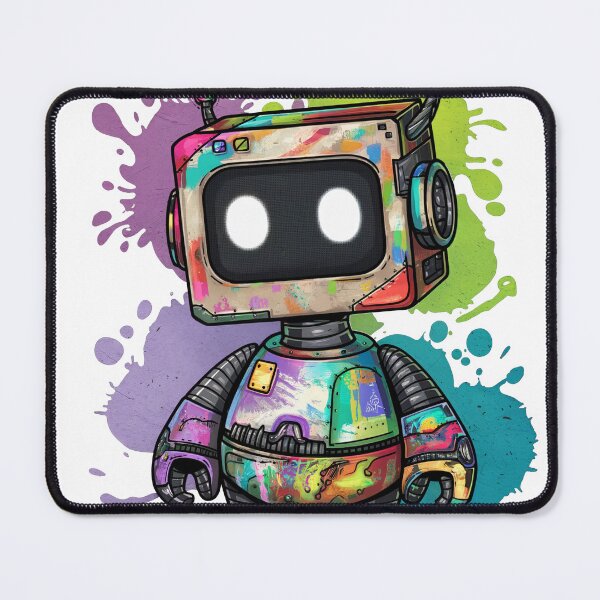 Item preview, Robot T-shirt, Science Fiction Tee, Geeky Shirt, Futuristic Graphic Tee, Robotics Apparel designed and sold by Palette Paws Studio.