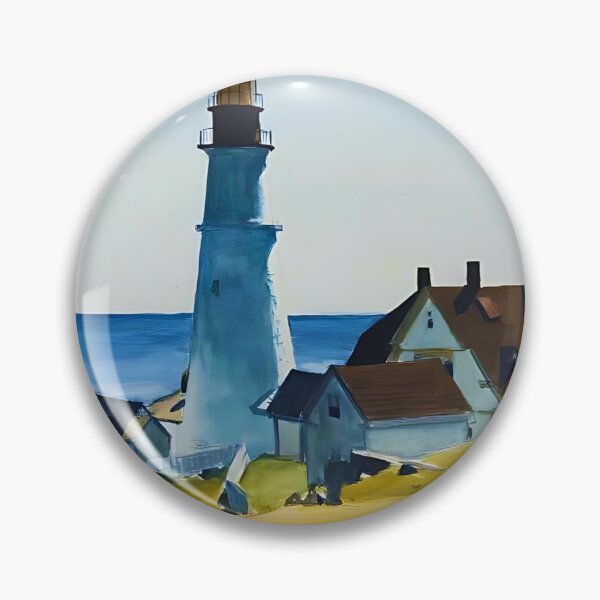 Item preview, Lighthouse And-buildings Portland Head Cape Elizabeth Maine 1927 designed and sold by irynaartbyim.