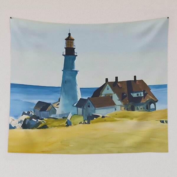 Item preview, Lighthouse And-buildings Portland Head Cape Elizabeth Maine 1927 designed and sold by irynaartbyim.