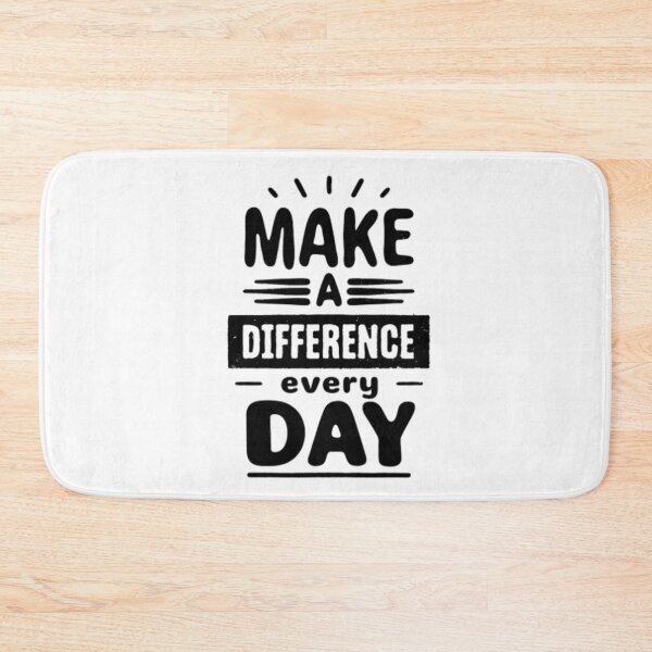 Item preview, Make a Difference Every Day, Motivational Quote, Inspirational Typography designed and sold by DARK_NOVA.