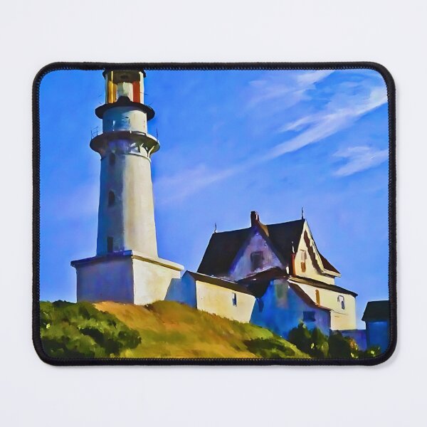 Item preview, The Lighthouse At Two Ights Edward Hopper Painting designed and sold by irynaartbyim.