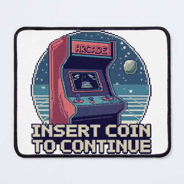 Item preview, Insert Coin Arcade T-Shirt | Retro Gaming Tee | Gamer Gift | Pixel Art T-Shirt | 80s Arcade Shirt | Vintage Gaming Merch designed and sold by Palette Paws Studio.